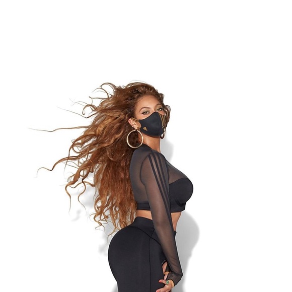 ⭐️ Host Pick 🌟 NWOT Adidas x Beyonce Ivy Park Mesh Crop Top - Black - Size M - Picture 16 of 16